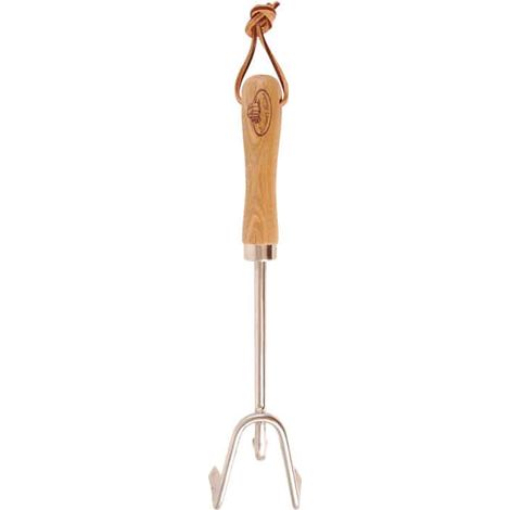 Râteau 3 dents bois acier jardinieres et pots (1/5)