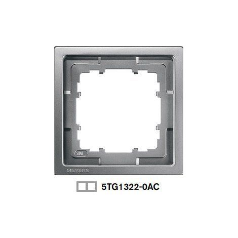 Marco 2 elementos Siemens Delta Style ANTRACITA COSSO 5TG13220AC