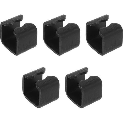 Lot de 5 clips de rechange pour pompe à huile de cric horizontal, fixations et accessoires de réparation de cric.-1.90X1.70X1.50CM-Black (1/4)