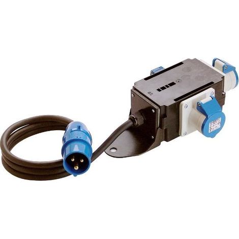 Mobiler MIXO CEE Stromverteiler "EMS" 230V/16A/max. 3500W IP44