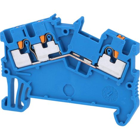 Phoenix Contact Durchgangsklemme PTS 1,5/S-TWIN BU Push-In-Anschluss Nennspannung 500V - 1 Stück (1/3)