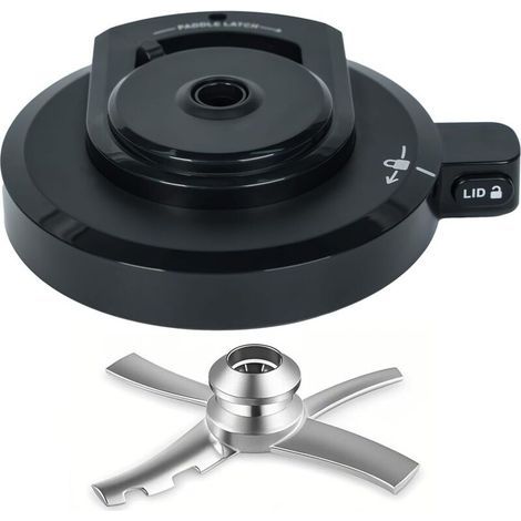 Außendeckel mit Rührarm für die Eismaschine Ninja NC301/NC300, wiederverwendbarer, BPA-freier Ersatzdeckel, Creami-Zubehör kompatibel mit den Ninja-Serien NC299AMZ/NC301/NC300/NC201/NC101 (1/5)