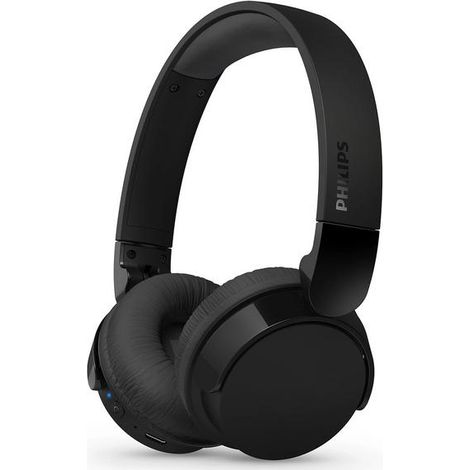 Philips TAH3209BK Casque supra-auriculaire Bluetooth léger avec isolation passive du bruit - 55 heures de lecture, son naturel, appels clairs, basses dynamiques, 2 heures de charge USB-C - Noir. (1/5)