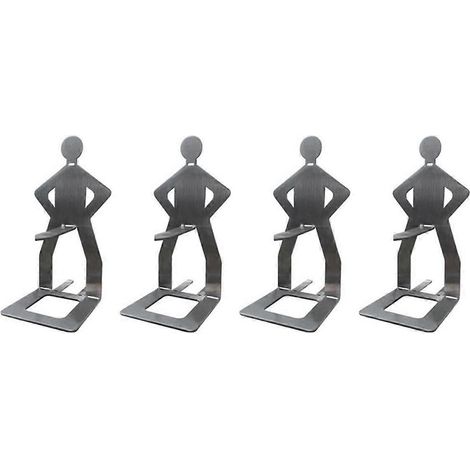 Lot de 4 supports à hot-dogs et saucisses amusants pour barbecue (20,5 x 7,5 cm). (1/4)