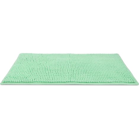 Beautissu Badematte Badezimmerteppich BeauMare WR rutschfest 120x70cm	Hellgrün