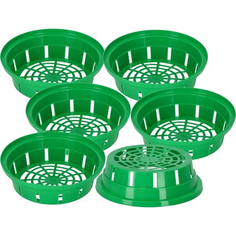 KOTARBAU® Set 6 pièces Panier À Bulbes - ⌀ 200 mm - Vert - Corbeille Plantation Tulipes - Accessoire Plantation Bulbes - Plastique (1/5)