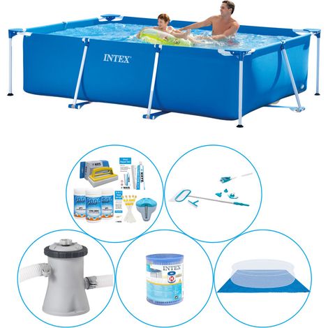 Rechteckiger Frame Pool - 260x160x65 cm - 5-teilig S20828 (1/4)