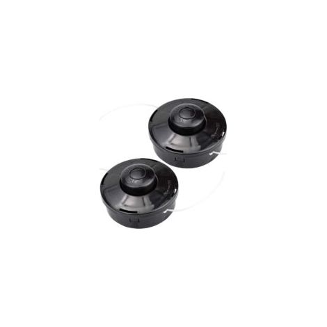 Set mit 2 Universal-Freischneiderköpfen, A6481 Nylon-Ersatzspule für Trimmer-/Freischneider-Schneidkopf M10 x 1,25 für Benzin-Freischneider - Crezuo