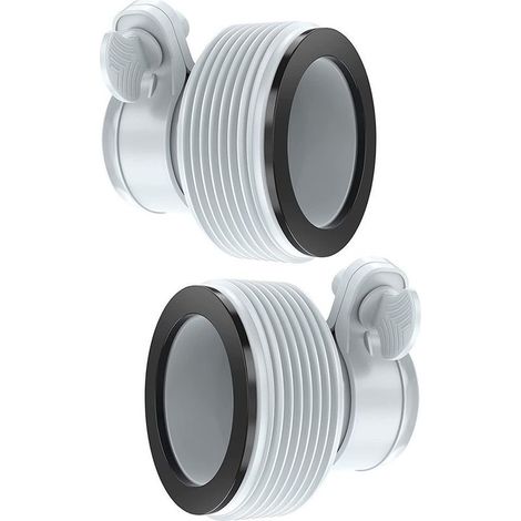Pack de deux adaptateurs 32-38 mm pour adaptateurs de tuyau Intex B pour pompes et systèmes d'eau de mer