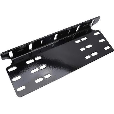 Cadre de plaque d'immatriculation avant universel en alliage d'aluminium compatible avec les véhicules tout-terrain, les camionnettes et les VUS. (1/5)