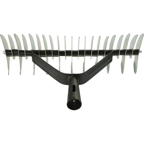 RASTRELLO SARCHIATORE AERATORE ARIEGGIATORE DOPPIO 32 DENTI ACCIAIO AUSTRALIAN