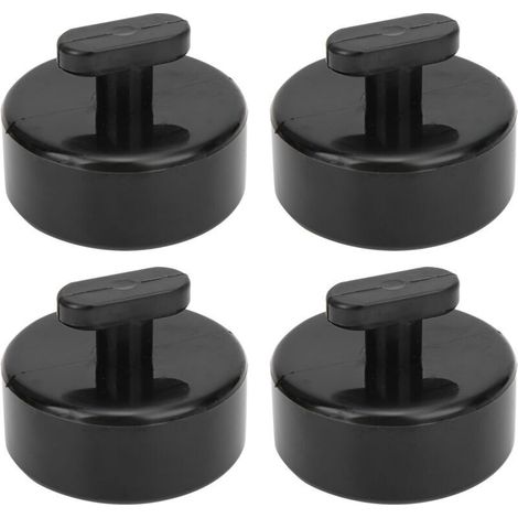 Rondelle di sollevamento in gomma nera – Set di 4 compatibili con Corvette C5 e C6 – Diametro standard, elevata resistenza (1/5)