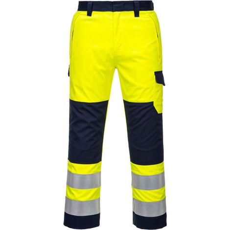 Pantalón Modaflame Alta Visibilidad para Industria - Amarillo Marino - Talla M