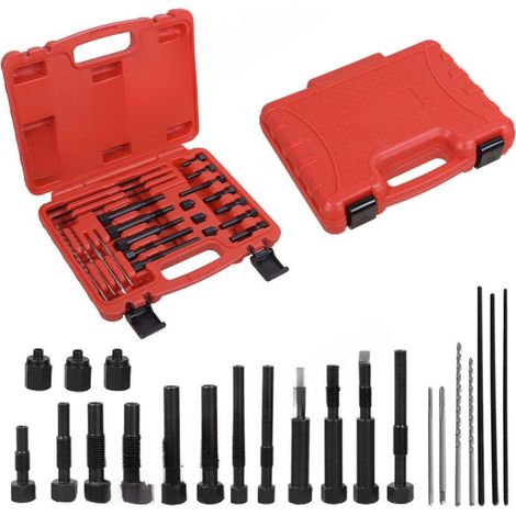 22 pièces Kit de démontage de bougies de préchauffage, filetages M8/M10/M10, forets 2,5 mm et 3,3 mm, tiges M3/M4 (1/5)
