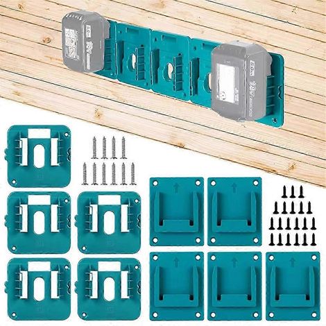 Support de rangement pour 10 batteries Makita 14,4 V et 18 V Li-Ion - Organiseur et rack de rangement (1/5)