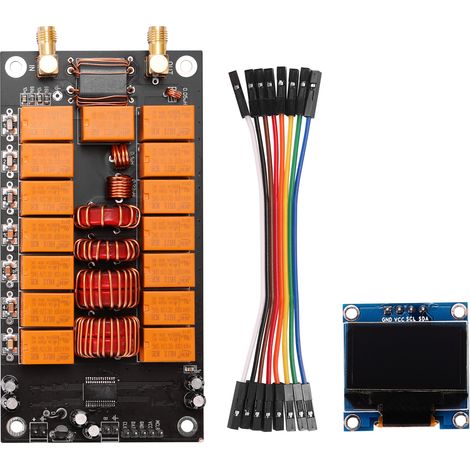 Kit ATU-100 à monter soi-même 1.8-50MHz accordateur d'antenne automatique +OLED firmware programmé accessoire ampli récepteur