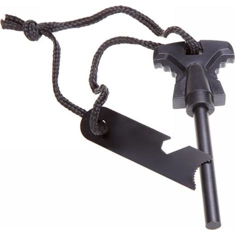 Tändstål tändare - Fire starter Svart (1/4)