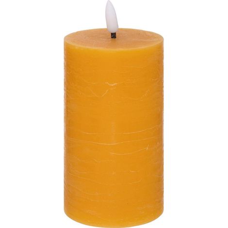 Bougie Déco à LED "Molia" 15cm Jaune