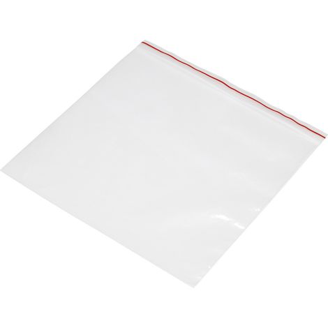 Sachet à fermeture pression sans bande d'inscription 490098 (l x H) 200 mm x 200 mm transparent Poly