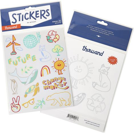 Stickers De Personnalisation Casque Enfant Activiste - Design Ludique - Thousand