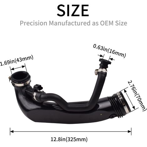 Collecteur d'admission de turbocompresseur moteur OE1440Q6/1440.Q6 compatible avec Peugeot Citroën 3008, C4, L408 (1/4)