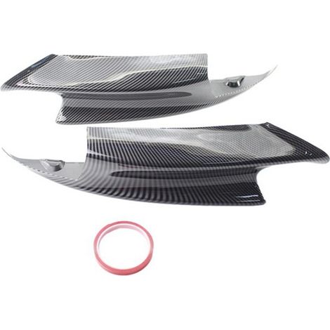 One set suitable for 2007-2013 BMW E92, E93, and M3 water transfer printing of the front lip, chin, and corner protectors. (1/4)