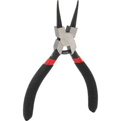 Innen-Sprengringzange, Kohlenstoffstahl, Gummi-Sprengringzange mit rutschfestem Griff, 5 Zoll (1/5)