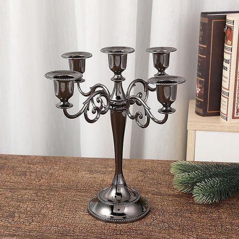 chandeliers Candlabres Noir-chandeliers 5 Bras (1/5)