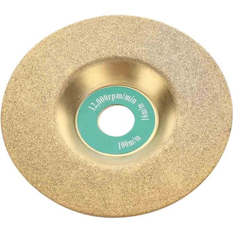 Diamantschleifscheibe 100 mm, Diamant-Flachschleifscheibe, Läppschleifscheibe, Werkzeug (1/5)