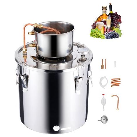 Distillateur Alambic 30 L - Chaudière à Spiritueux en Inox (1/5)