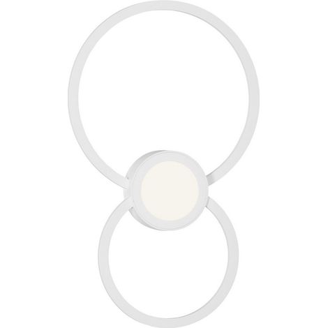 Inspired Mantra - Mural - Applique murale Cercles, 24W, 3000K, 1440lm, blanc (1/5)