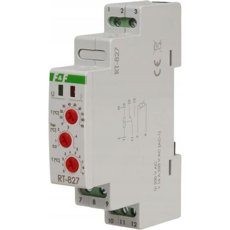 Temperaturregler RT-827 - 0-99°C - Präzise Steuerung - LED-Anzeige - Einfache Montage (1/3)