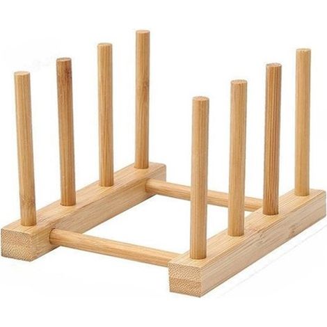 Porte-gobelet - étagère - égouttoir à vaisselle - séchoir à linge - armoire de rangement - étagère de rangement couleur bois (1/5)
