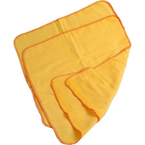 Carres Doux Chamoisine Coton x2 (1/4)