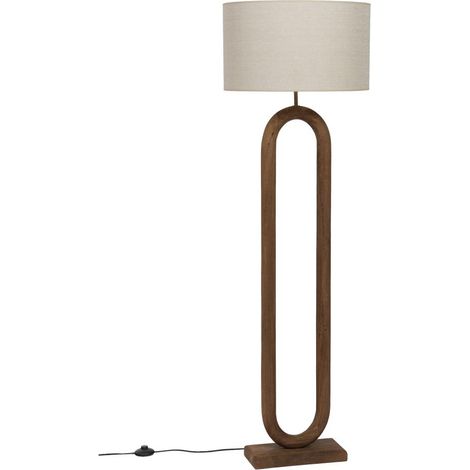 Amadeus - Lampe de lecture Masseo abat jour en lin