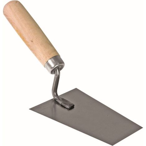 Llana trapezoidal DEDRA de 160 mm - Acero estructural, mango de madera