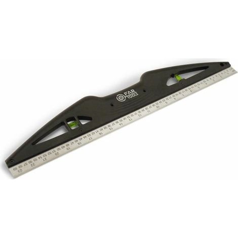 Regla multifunción fartools 60 cm amarillo metal plástico (1/3)