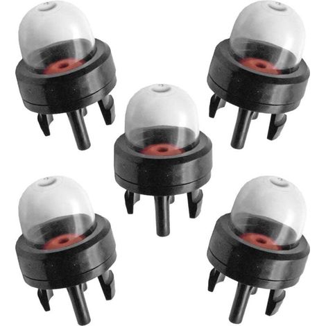 Boule d'aspiration de bulles d'huile de carburateur, adaptée aux tronçonneuses et tondeuses à gazon, paquet de 5 (1/5)