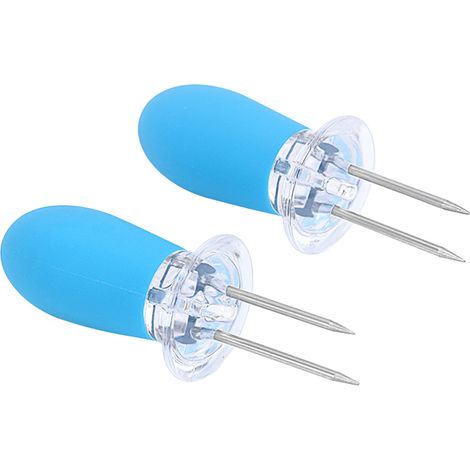Pins à maïs pour barbecue en acier inoxydable réutilisables 2PCS (1/5)