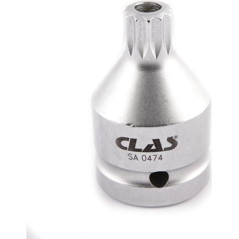 Douille embout XZN M16 3/4" Cr-Mo (Spécial poids lourd) - SA 0474 - CLAS Equipements