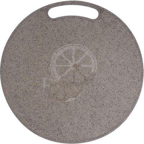 Planche à découper en plastique, planche à découper de cuisine ronde, planche à pâtisserie 31 cm (1/5)
