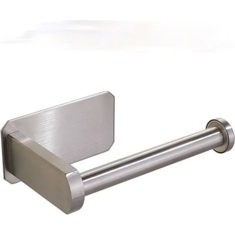 Online Store - Porte Papier Toilette Auto-Adhesif, Acier Inoxydable Support De Papier, Porte Rouleau Papier WC Derouleur (1/4)