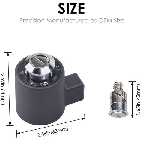 Wireless ignition switch tailgate lock suitable for Harley Sportster 883/1200 2014-2020 (1/4)