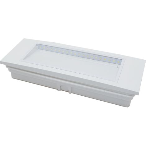 Lampada emergenza incasso 3.8 watt 20 led autonomia 4 ore A++ compatibile con Beghelli 1499