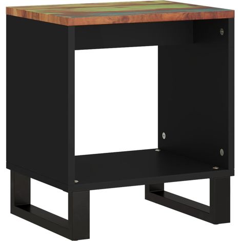 Maison Exclusive - Couchtisch 40x31x46 cm Altholz Massiv & Holzwe (1/5)