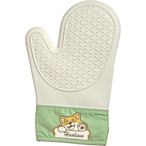 Silicone gloves with anti slip and resistant baking gloves, (1/5)