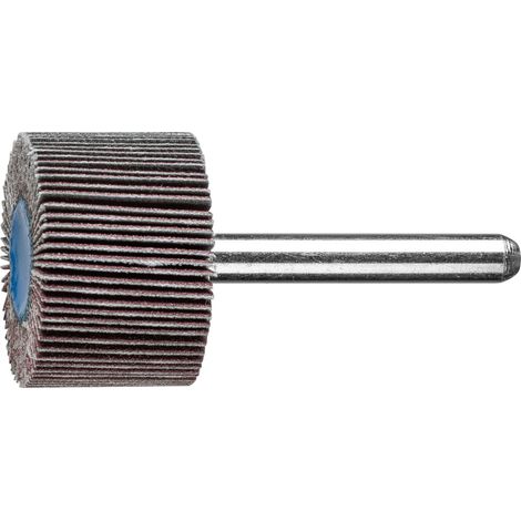 PFERD TOOLS Korund Fächerschleifer F Ø 30x20mm Schaft-Ø 6 mm A180 für Feinschliff und Finish 10 Stk