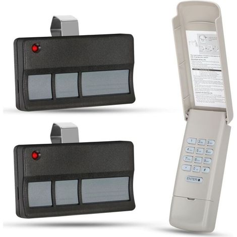 373LM 973LM 371LM 971LM 971LM Télécommande universelle pour ouvre-porte de garage Jaune, Violet, Vert, Rouge/Orange Apprendre Compatible avec liftmaster Chamberlain Craftsman Garage Opener 877max (1/4)