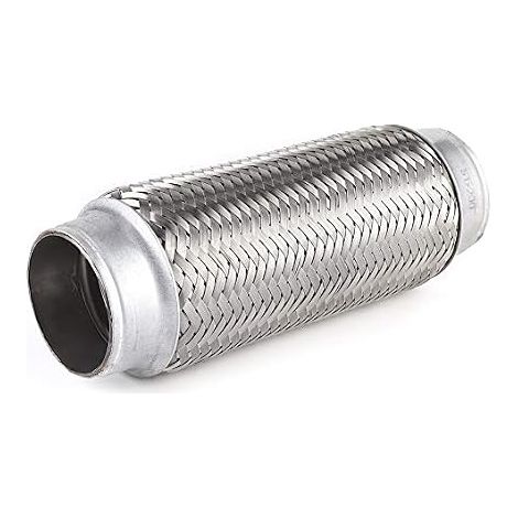 Tuyau d'échappement Flexible en Acier Inoxydable Tube de réparation de Joint Accessoires de Voiture Universel 2 x 7,9 Pouces 2,2 x 7,9 Pouces(51MM200MM) (1/5)