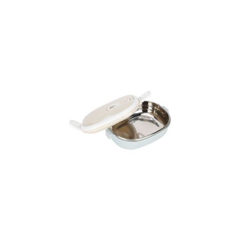 Boîte à déjeuner Portable en acier inoxydable, récipient alimentaire thermique isolé pour étudiants et enfants travaillant à une seule couche 900ml (1/5)